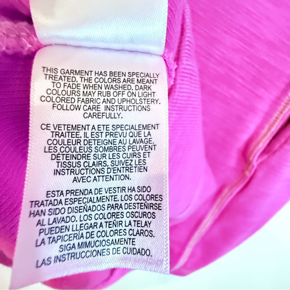 Tommy Bahama Pink Half-Zip Tunic Dress – Luxe Comfort, Island Vibes (XS/S) - Picture 15 of 16